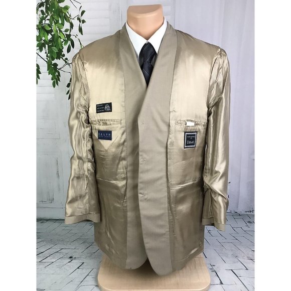 Ralph Lauren Mens Size 40 Regular Suit Jacket Wool - Picture 10 of 12